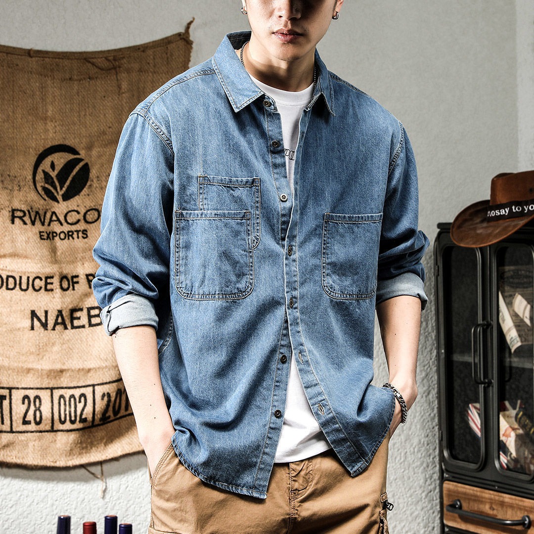 Winter Clothing Uae - 봄철 러피언 스타일 멋진 데님 툴링