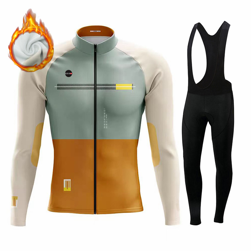 Winter Clothing Men Sale - Gobikful 겨울 사이클링 저지 세트 열