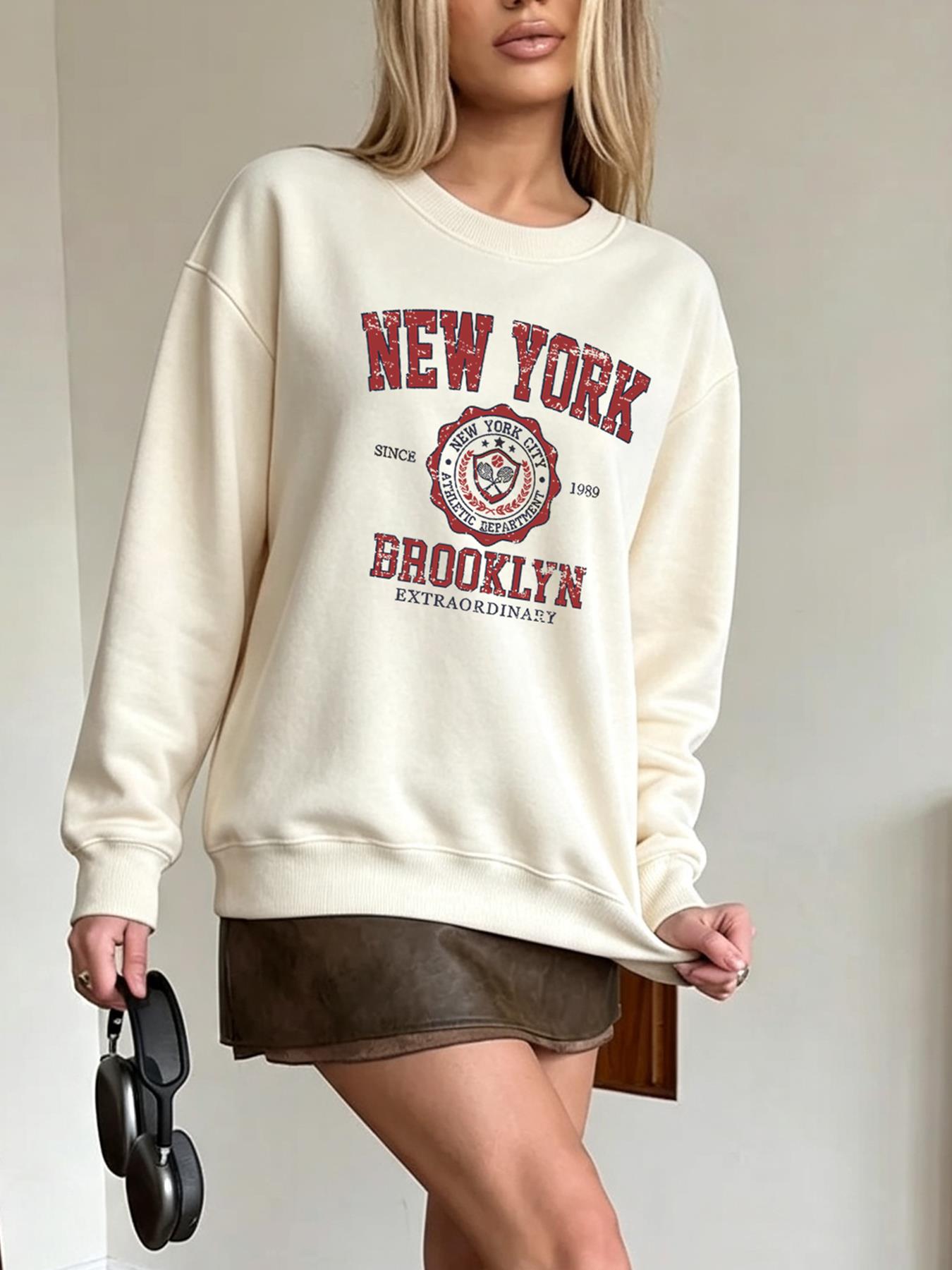 Winter Clothing In New York City - 뉴욕 브루클린 아트 시티 디자인 여성용