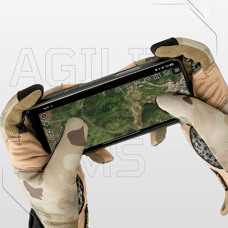 Knit Glove Touch Screen - FDT 스타일 경량 전술 사격 장갑