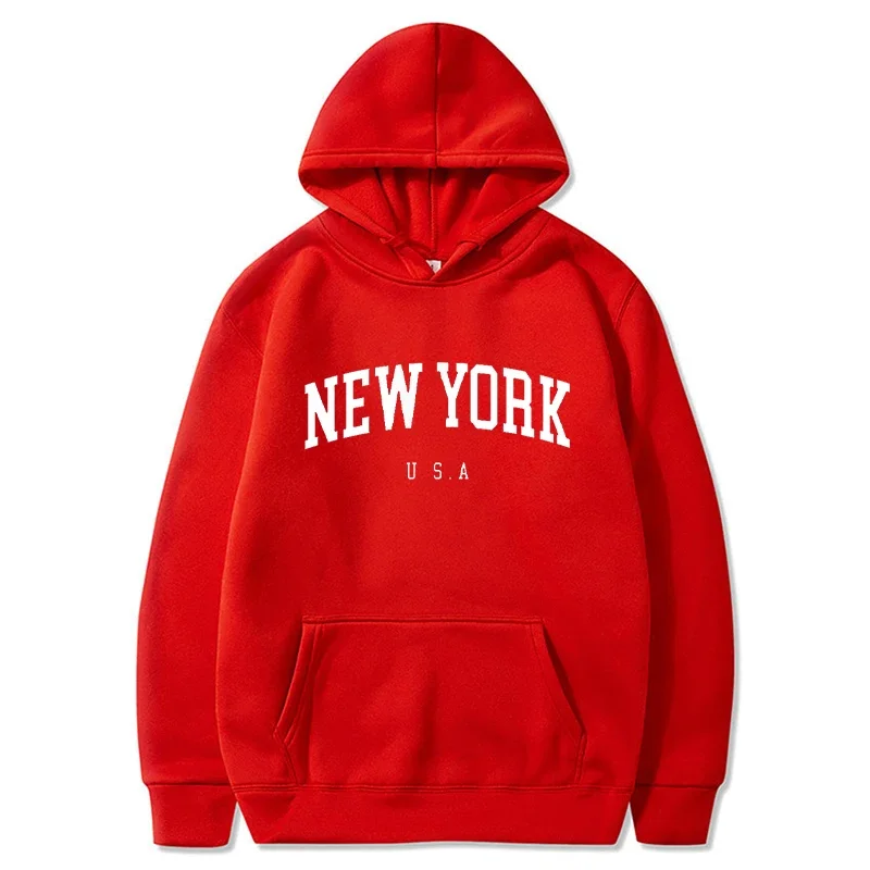 남성 여성 뉴욕 미국 도시 후드티 패션 레터 프린트 그 - Winter Clothing In New York City 리뷰 및 가격