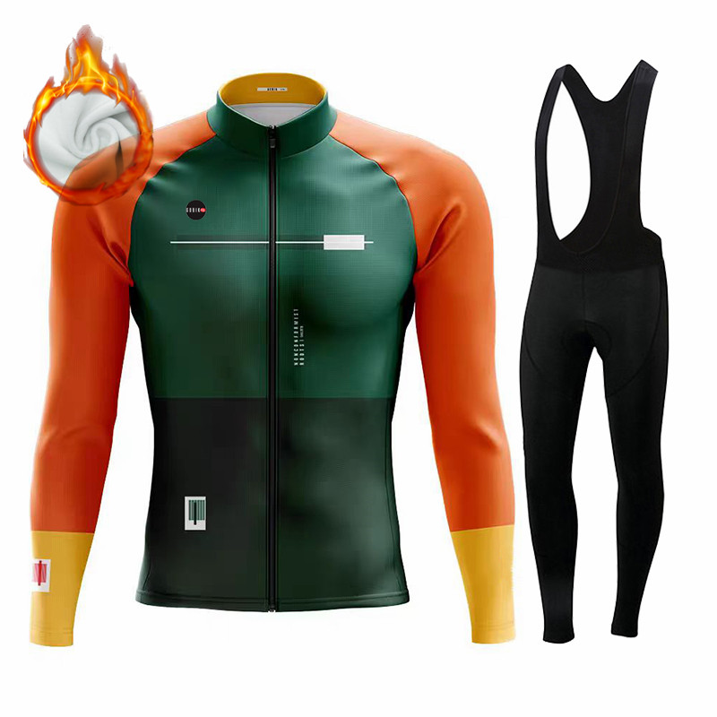 Gobikful 겨울 사이클링 저지 세트 열 양털 사이 - Winter Clothing Men Sale 리뷰 및 가격