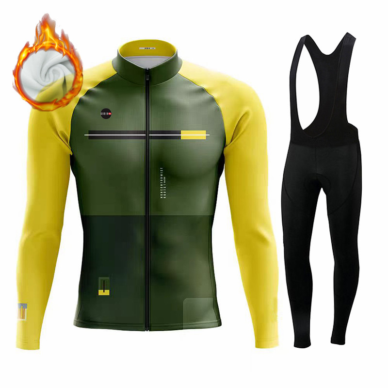 Gobikful 겨울 사이클링 저지 세트 열 양털 사이 - Winter Clothing Men Sale 리뷰 및 가격