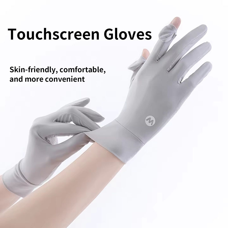 자외선 차단제 아이스 실크 통기성 장갑 남녀공용 여름  - Knit Glove Touch Screen 리뷰 및 가격