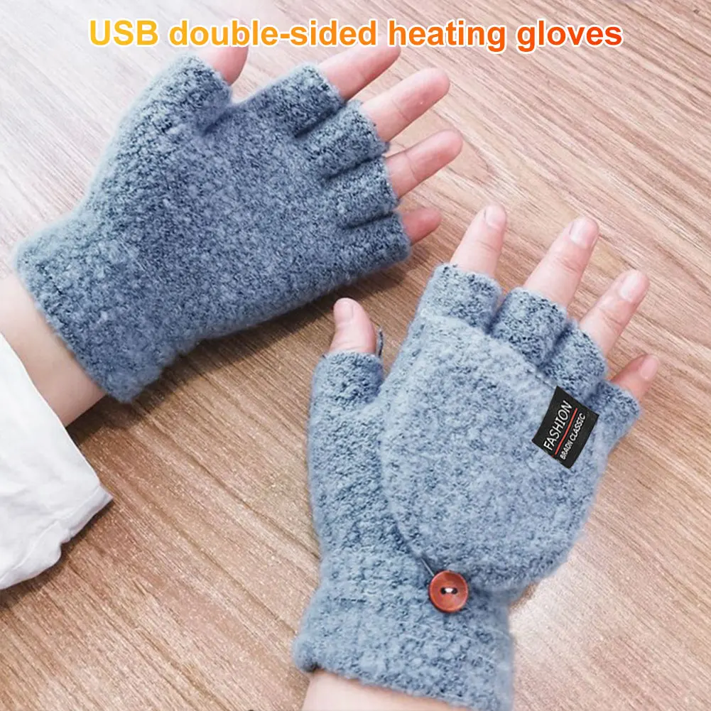 USB 전기 가열 장갑 겨울 야외용 열 터치스크린 풀/ - Knit Glove Touch Screen 리뷰 및 가격