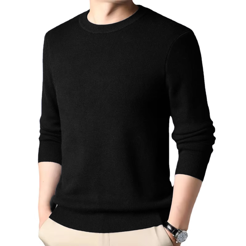 남성용 단색 니트 풀오버 스웨터, 크루넥, 경량 빈티지 - Winter Clothing Uae 리뷰 및 가격