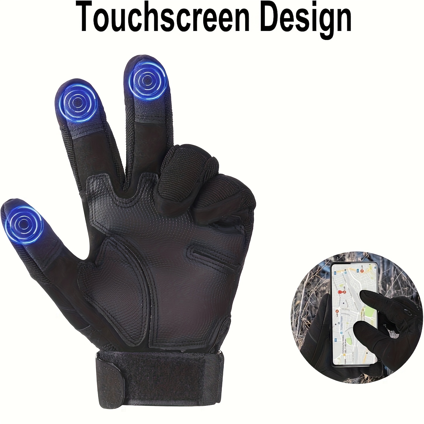 남성용 야외 터치스크린 장갑, 풀 핑거 전술 장갑, 손 - Knit Glove Touch Screen 리뷰 및 가격