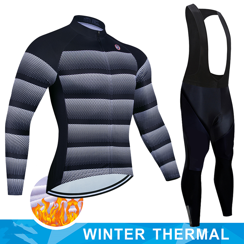 사이클링 턱받이 저지 2024 새로운 겨울 열 양털 의 - Winter Clothing Men Sale 리뷰 및 가격