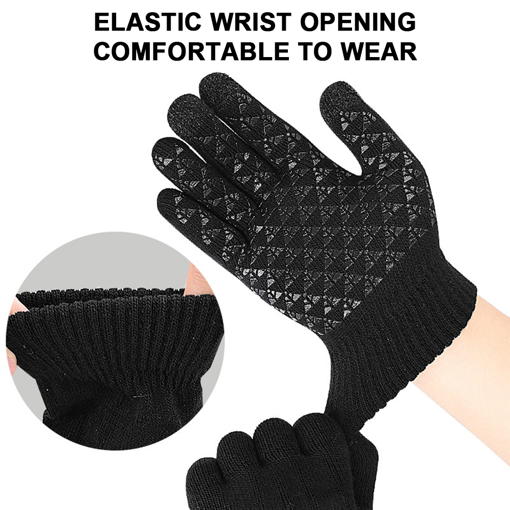 5-1쌍 USB 가열 니트 장갑 터치 스크린 장갑 미끄 - Knit Glove Touch Screen 리뷰 및 가격